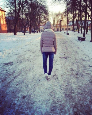 jacket, jeans, sky, standing