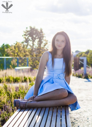 hair, sitting, leisure, dress