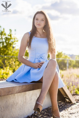hair, sitting, person, model