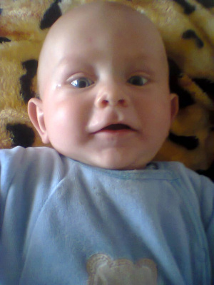 mouth, skin, smile, ear, person, baby
