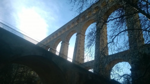 sky, bridge