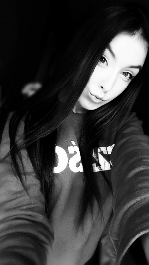 hair, monochrome, model