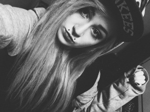 mouth, eyelash, hair, selfie, smile, cool, monochrome, model
