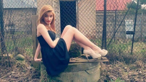 hair, sitting, model, dress