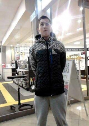 outerwear, jeans, standing