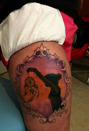 muscle, tattoo
