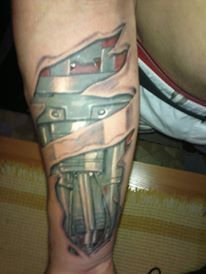 muscle, tattoo
