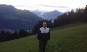sky, mountain