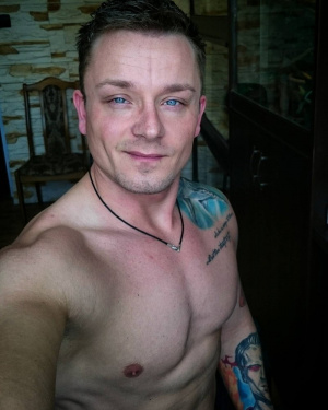 hair, muscle, dude, person, tattoo