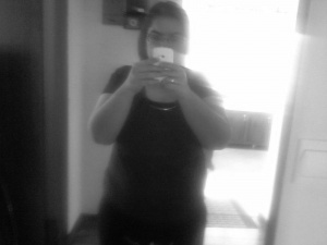 selfie, muscle, standing, monochrome
