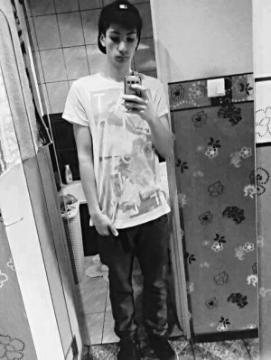 standing, monochrome