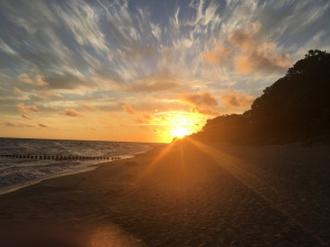 sky, sunset