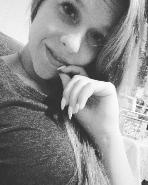 skin, hand, smile, monochrome