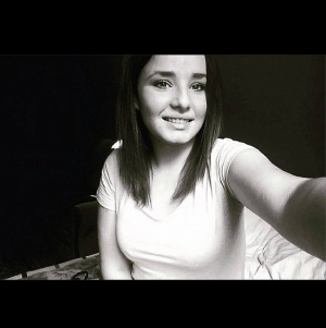 smile, monochrome