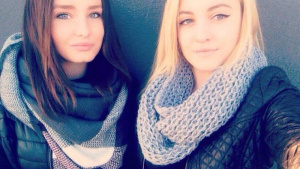 hair, selfie, smile, cool, scarf