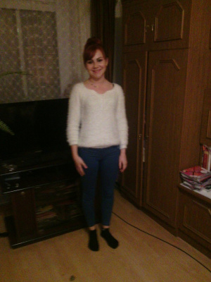 outerwear, jeans, standing, room