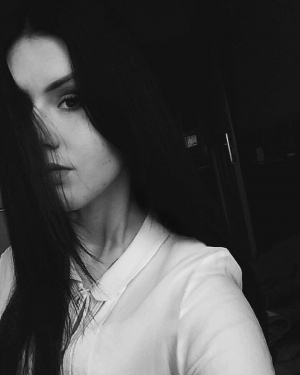 hair, monochrome