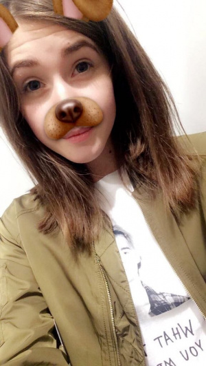 mouth, hair, jacket, outerwear, smile