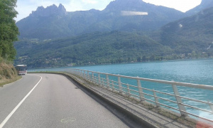 mountain, road, asphalt, infrastructure