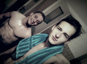 mouth, selfie, fun, smile, cool, muscle