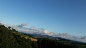 sky, mountain