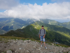 sky, mountain