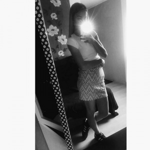 standing, monochrome