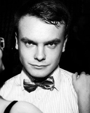 monochrome, scarf, tie