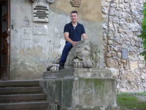 jeans, sitting, wall