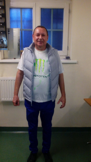 outerwear, standing