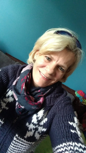 smile, cool, scarf
