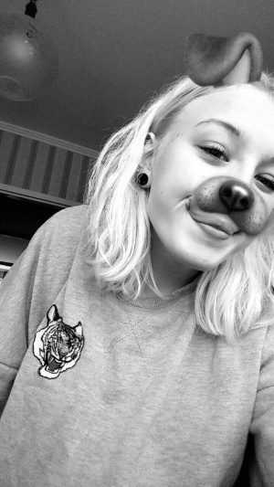skin, smile, monochrome