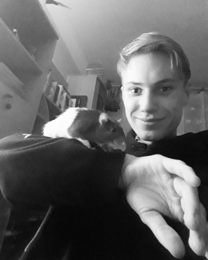 hand, selfie, monochrome