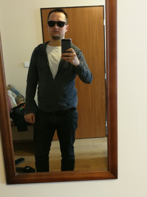 jacket, outerwear, standing