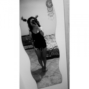 standing, monochrome, room