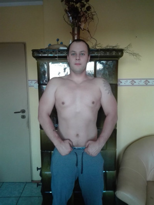 muscle, standing, dude