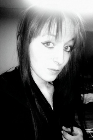 mouth, hair, hand, selfie, smile, monochrome, bangs