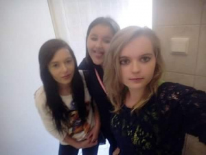 hair, selfie, fun, smile