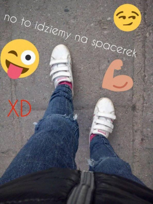 jeans, shoe
