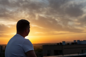 sky, sunset
