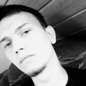 selfie, smile, monochrome