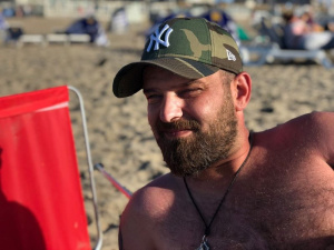 hair, muscle, dude, beard, hat, moustache