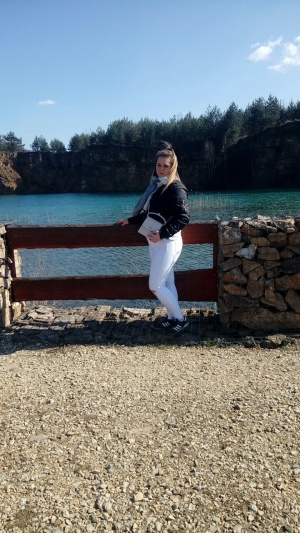 jeans, sitting, leisure