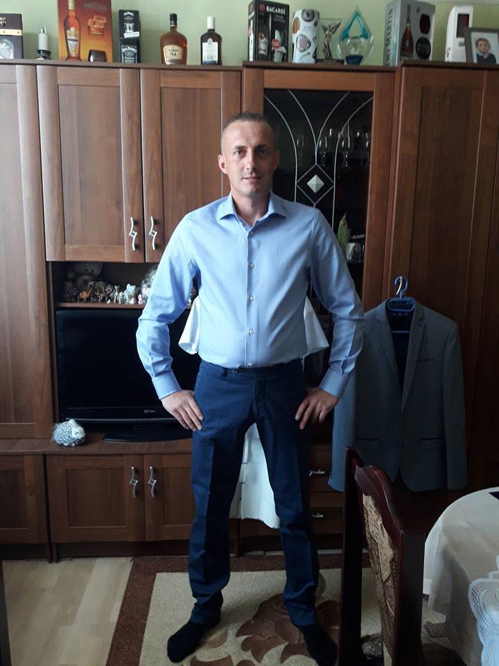 outerwear, jeans, standing