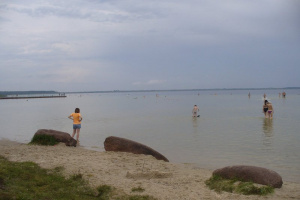 beach, lake