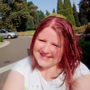 hair, smile