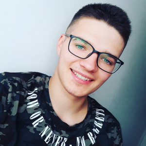smile, cool, glasses
