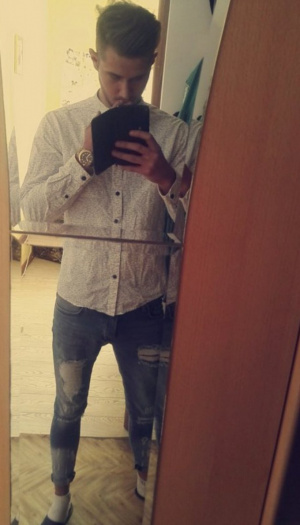 jeans, standing