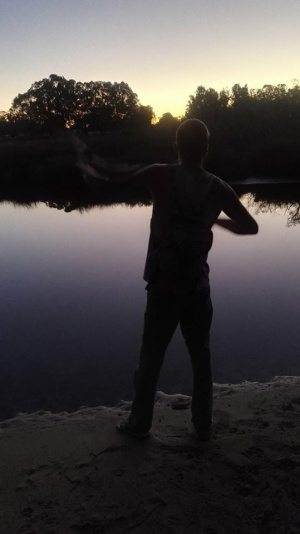 sky, standing, lake
