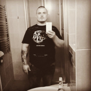 selfie, monochrome, room